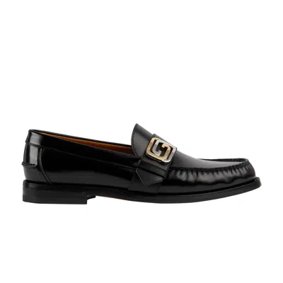 Pre-owned Gucci Gg Buckle Loafer 'black'