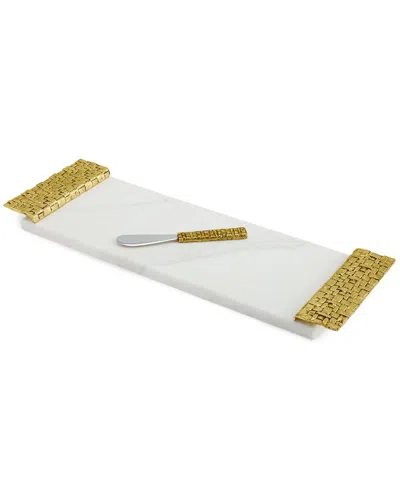 Michael Aram Palm Cheese Board With Spreader