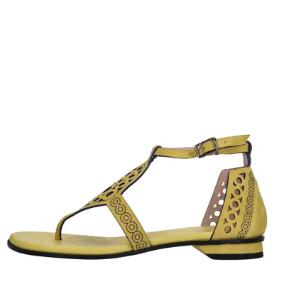 Fabi Flat Shoes Yellow In Giallo Vivaci
