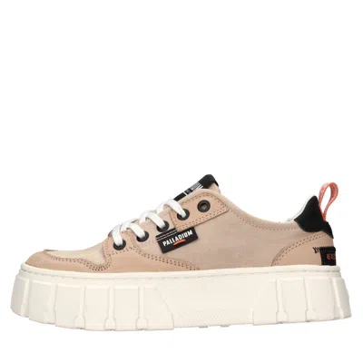 Palladium Pallatower Lo Platform Sneaker In Nude