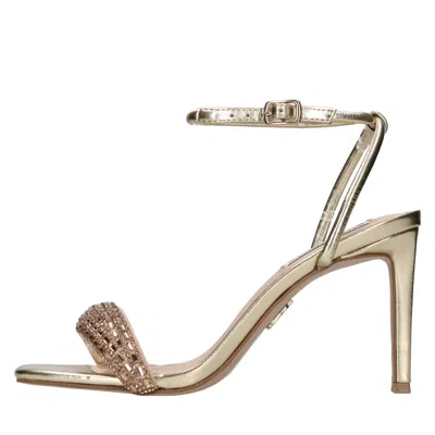 Steve Madden Sandals Golden In Oro Metallici E Grigi