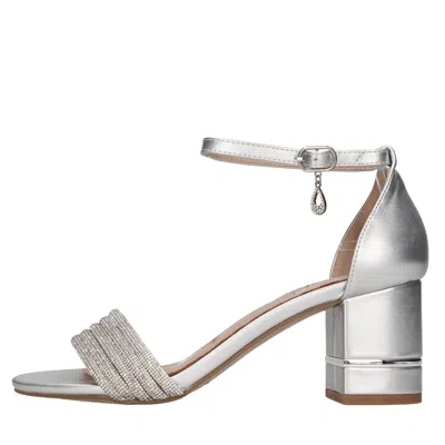 Exe' Exe Sandals Silver In Argento Metallici E Grigi