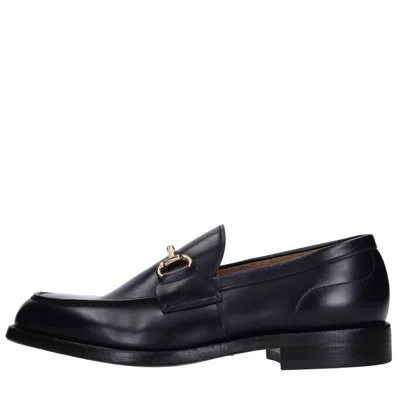 Green George Flat Shoes Blue In Blue