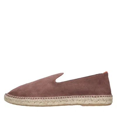 Abarca Flat Shoes Bordeaux In Burgundy