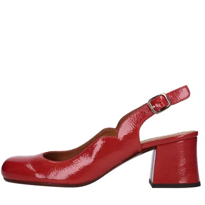 Chie Mihara With Heel Red In Rosso Vivaci