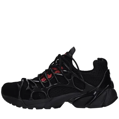 44 Label Group Panelled-design Low-top Sneakers In Nero Scuri