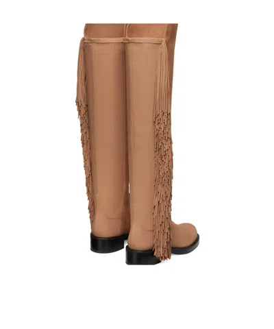 Stuart Weitzman 5050 Bold Crystal Fringe 40mm Boots In Brown