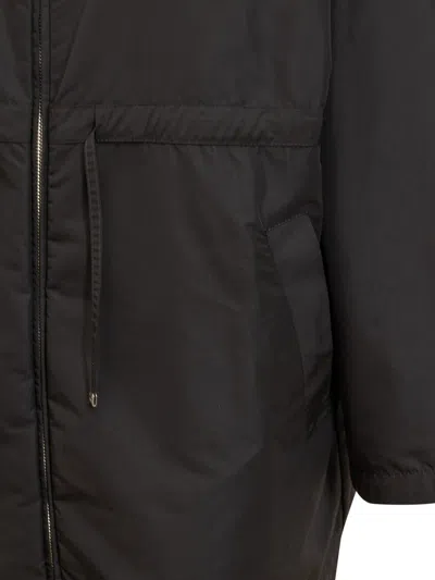 Moncler Airella Zip-up Parka In Black