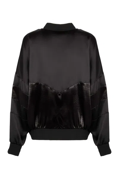 Dsquared2 Techno Fabric Sweatshirt In Black