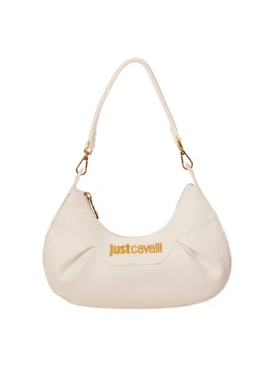 Just Cavalli Shoulder Bag In White