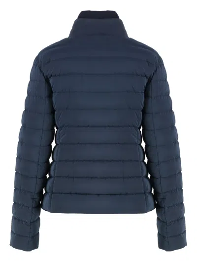 Moorer Elene Snap Button Fastening Down Jacket In Blue