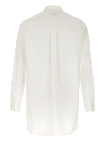 Yohji Yamamoto Camicia Oversize In Cellulosa Bianca  Uomo In White