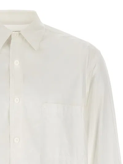 Yohji Yamamoto Camicia Oversize In Cellulosa Bianca  Uomo In White
