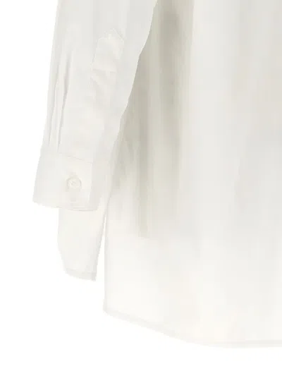 Yohji Yamamoto Camicia Oversize In Cellulosa Bianca  Uomo In White