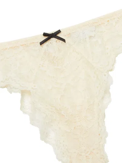 Fleur Du Mal Bianca Briefs In Neutrals