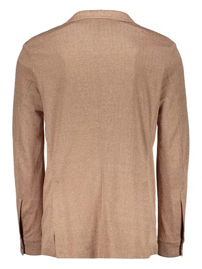 Brett Johnson Single-breasted Two-button Jacket In Brown