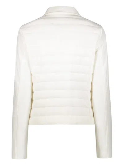 Moorer Olivia-kn Padded Jacket In White