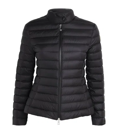 Moncler Polyamide Igelle Jacket High Collar Quilted In Black