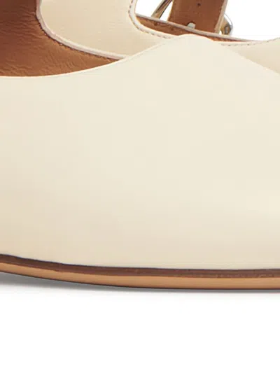 Mansur Gavriel Square Toe Mary Jane In Neutrals