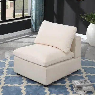Streamdale Furniture Streamdale Modern Upholstered Middle Sofa Chair