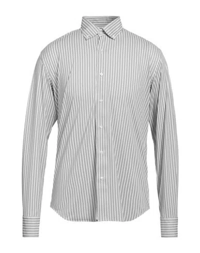 At.p.co At. P.co Man Shirt Sage Green Size 17 ½ Polyester, Elastane In Sage Green