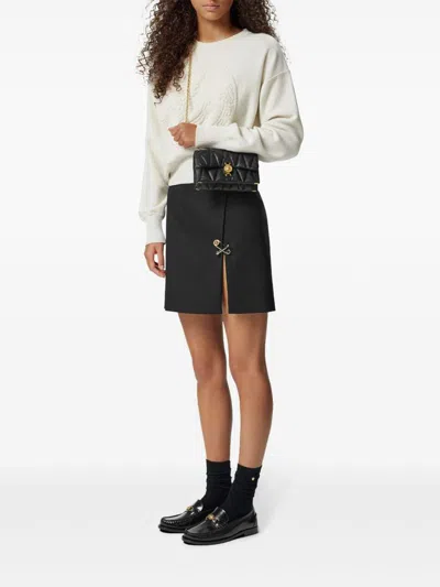 Versace Mini Sac Matelassé Kleio In Black