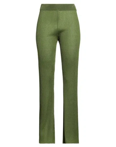 Kontatto Woman Pants Military Green Size Onesize Viscose, Polyester