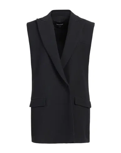 Fabiana Filippi Wool And Silk Vest In Black