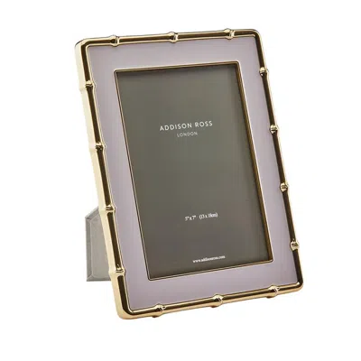 Addison Ross Pale Pink & Gold Bamboo Photo Frame