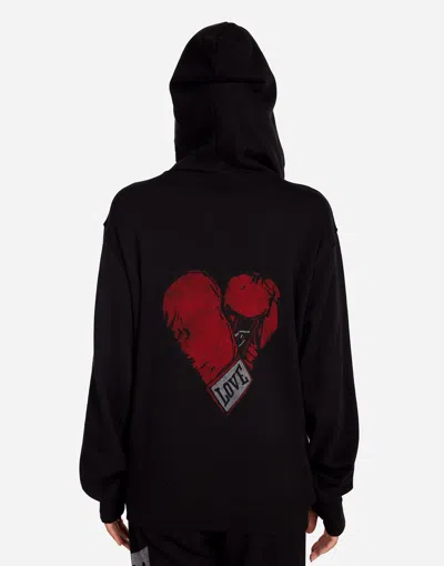 Lauren Moshi Hezly Vintage Boxing Love In Black