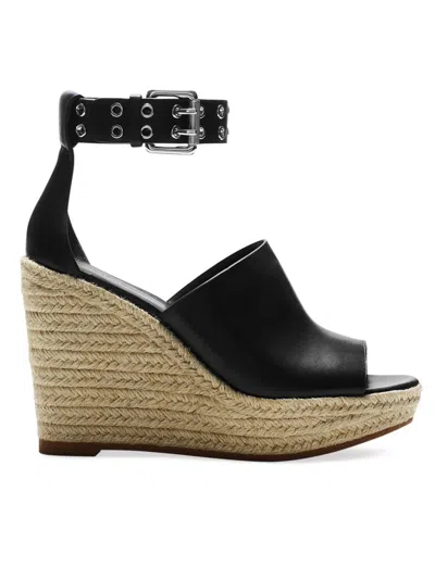 Rag & Bone Anteros Espadrille Wedge Sandal In Black