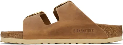 Birkenstock Brown Narrow Arizona Big Buckle Sandals In Brown