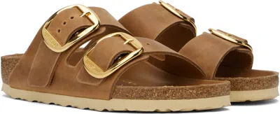 Birkenstock Brown Narrow Arizona Big Buckle Sandals In Brown