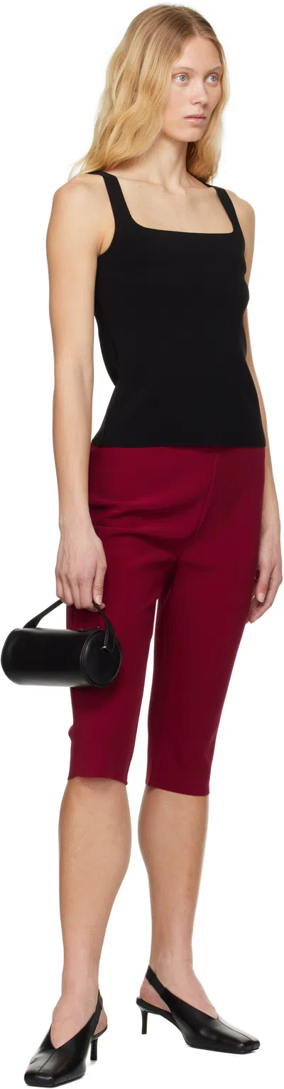 Birrot Red Lay2 Biker Shorts In Ruby