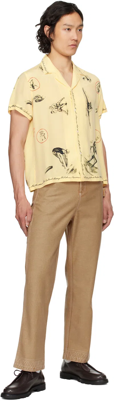 Bode Games Shirt In Gelb