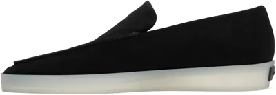Fear Of God Suede Loafers With Rubber Sole And Round Toe In Black