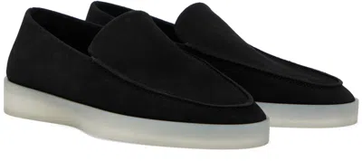 Fear Of God Suede Loafers With Rubber Sole And Round Toe In Black