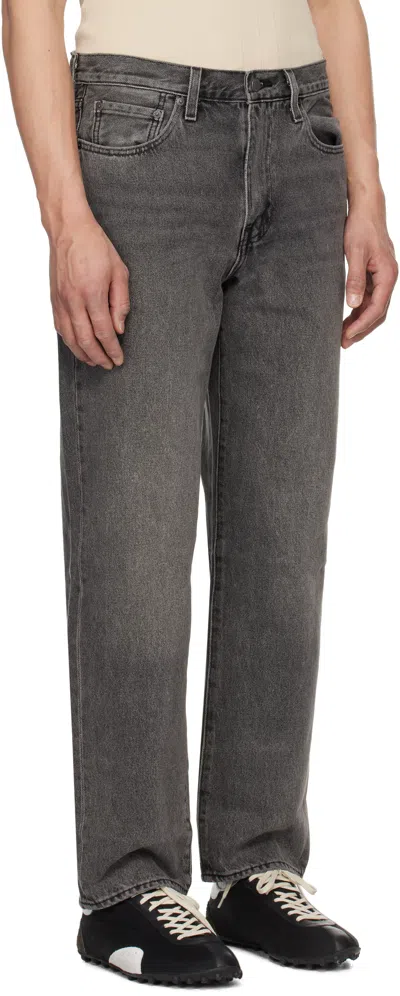 Levi's Stay Loose Tapered Straight Leg Jeans In Black