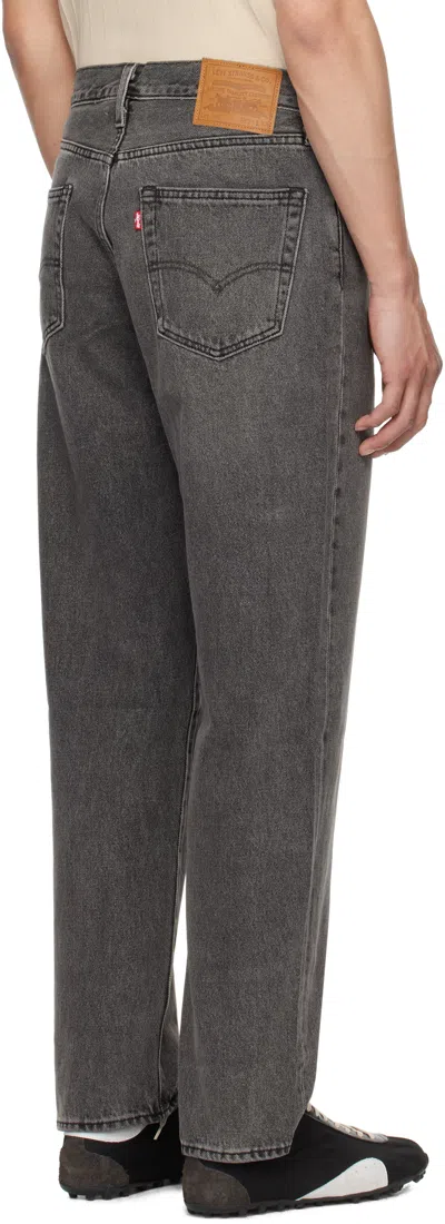 Levi's Stay Loose Tapered Straight Leg Jeans In Black