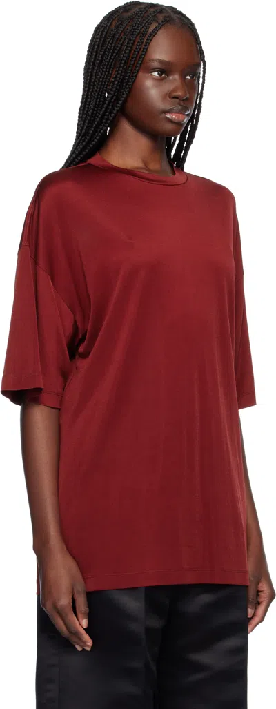 Gia Studios Red Nicky T-shirt In Red