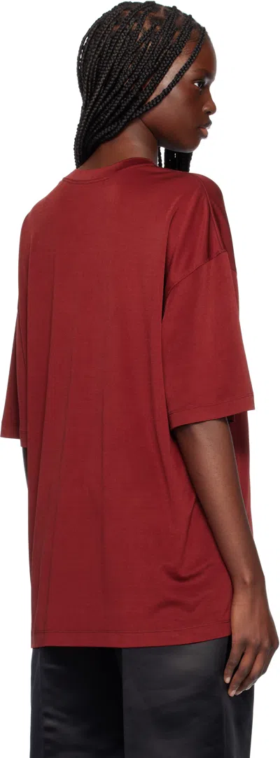 Gia Studios Red Nicky T-shirt In Red