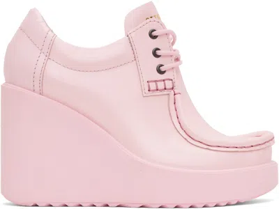 Ottolinger Pink Ecco.kollektiv Edition Joke Wedge Heels In Atk Barely Pink
