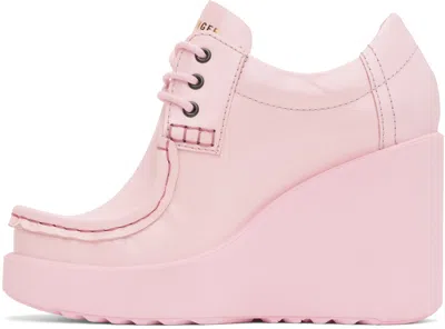 Ottolinger Pink Ecco.kollektiv Edition Joke Wedge Heels In Atk Barely Pink