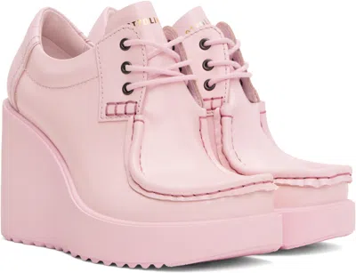 Ottolinger Pink Ecco.kollektiv Edition Joke Wedge Heels In Atk Barely Pink