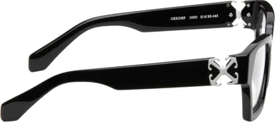 Off-white Full Frame Plain Mirror In Black