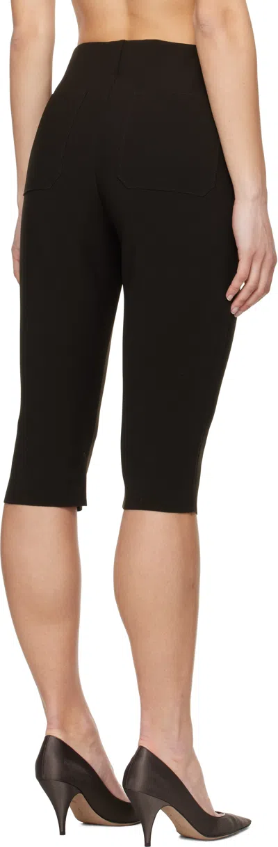 Birrot Brown Lay2 Biker Shorts In Chocolate