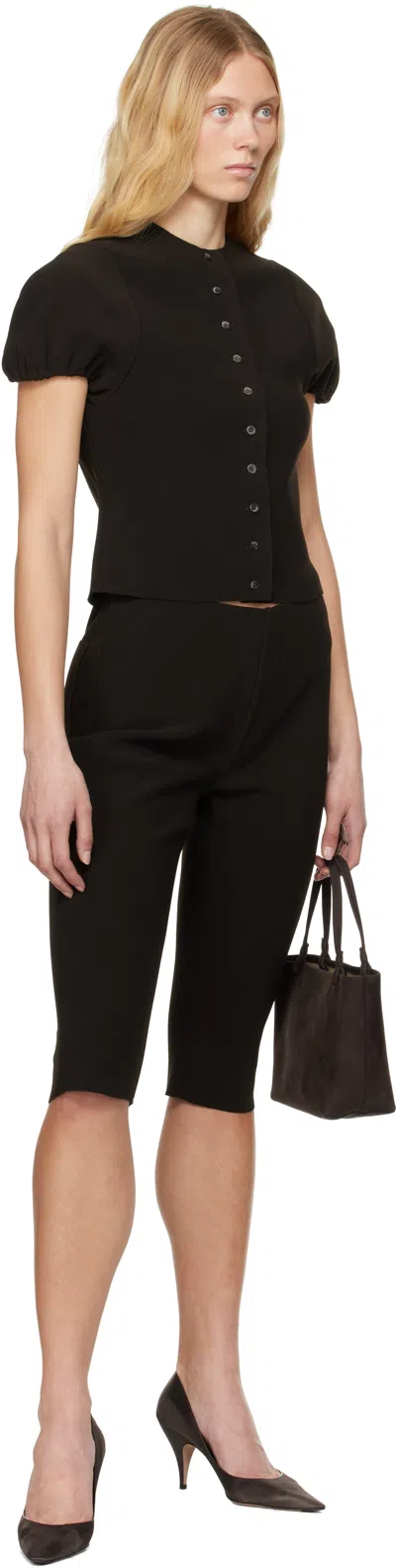 Birrot Brown Lay2 Biker Shorts In Chocolate