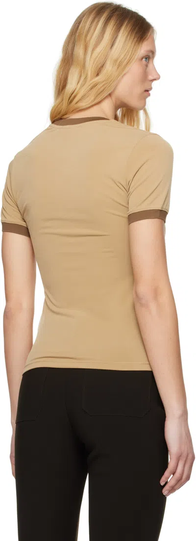 Birrot Tan Holiday T-shirt In Caramel