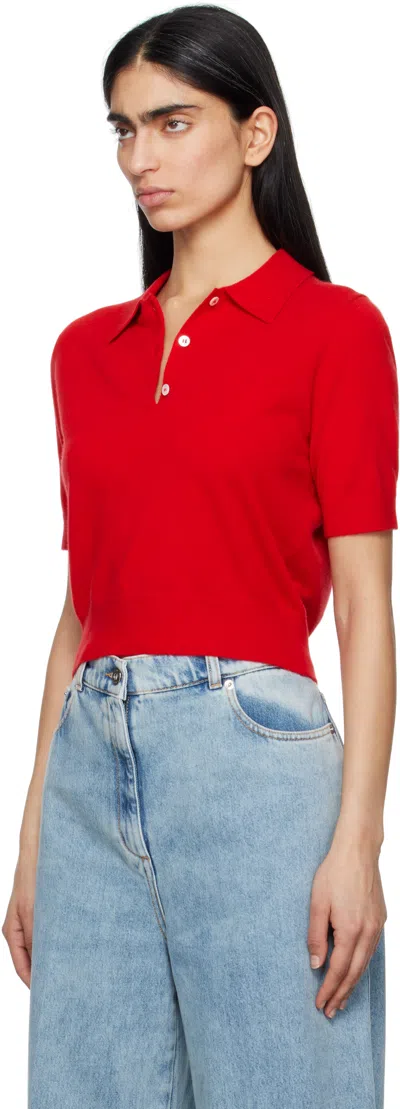 Arch4 Red Caitlin Polo In Postbox Red