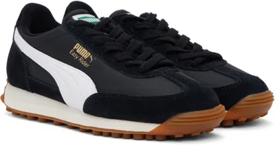 Puma Unisex Easy Rider Vintage Sneakers In Black